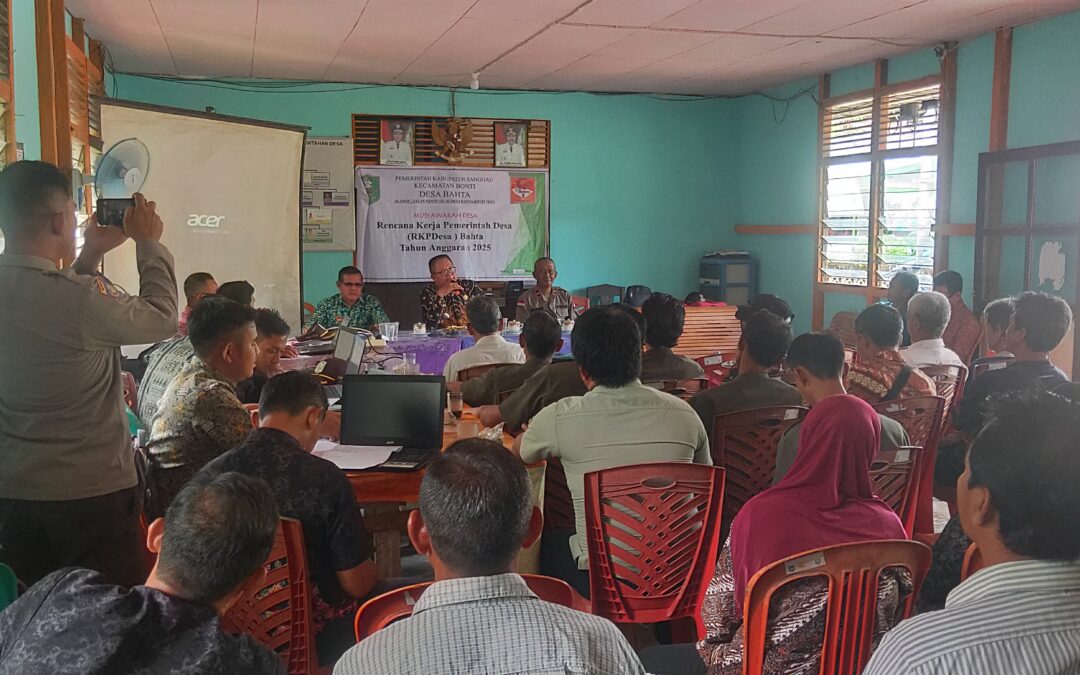Musyawarah penyunsunan RKPDes T.A.2025